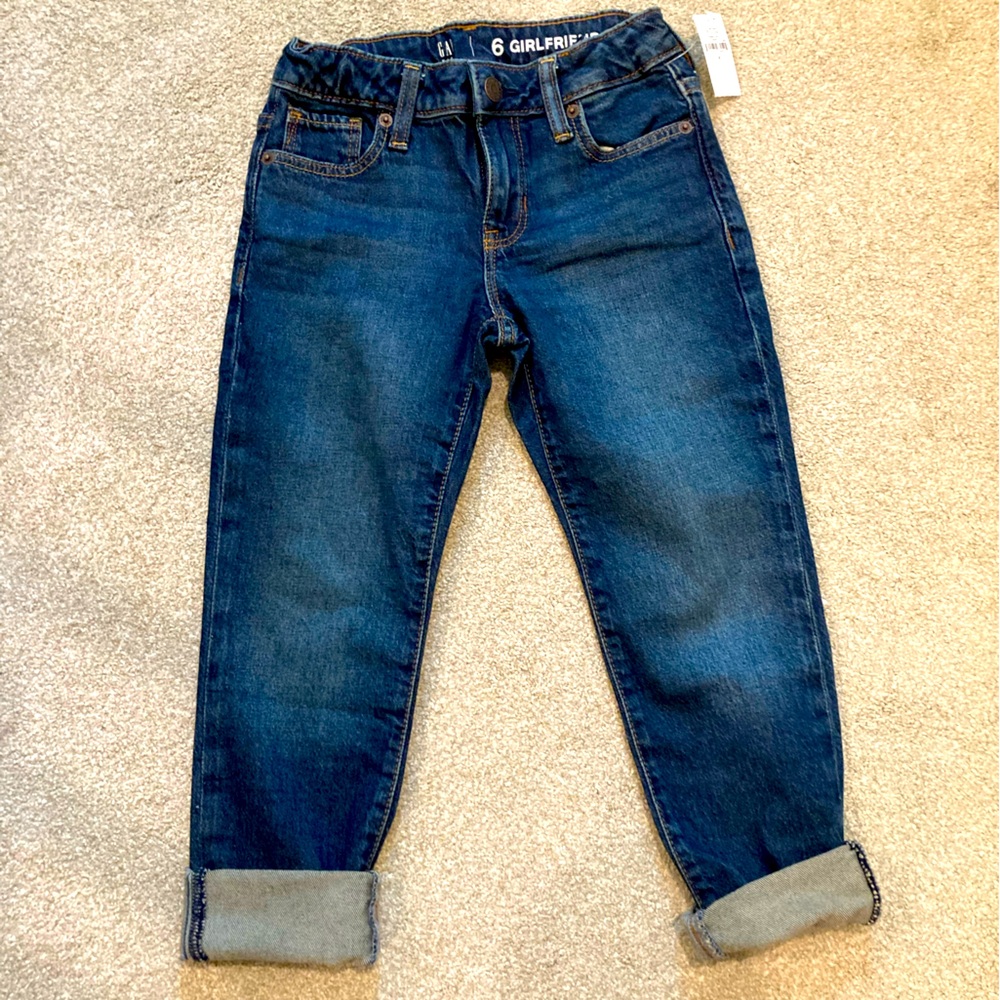 NWT Girls size 6 GAP girlfriend jeans